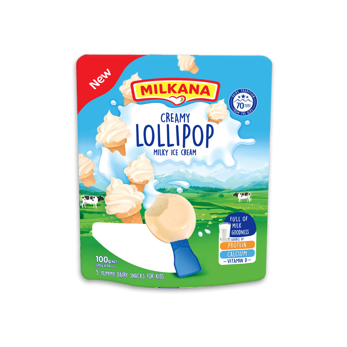 Milkana Milkana Creamy Lollipop: Mixed Berries – ParadiseFineFoods
