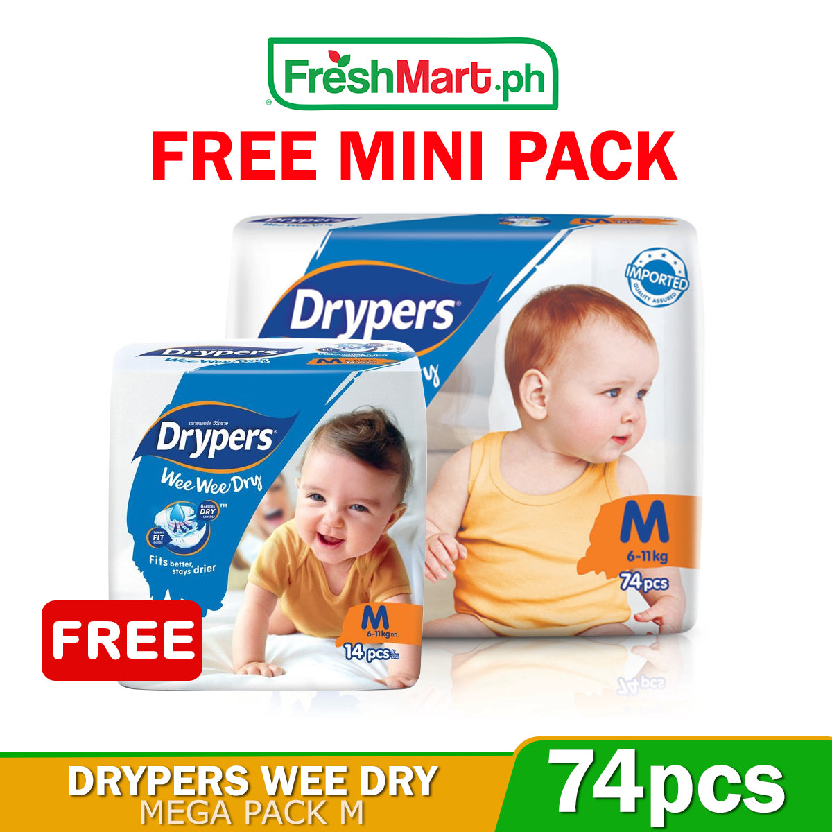 Drypers store jumbo pack