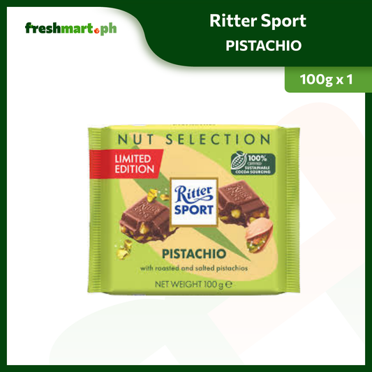 Ritter Sport Pistachio Limited Edition Chocolate 100g