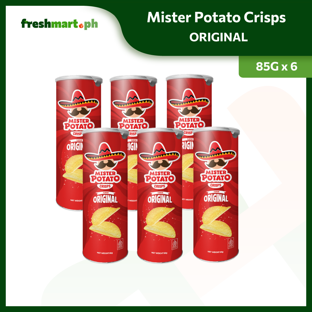 Mister Potato Crisps in 85g Cannister - Set of 6s