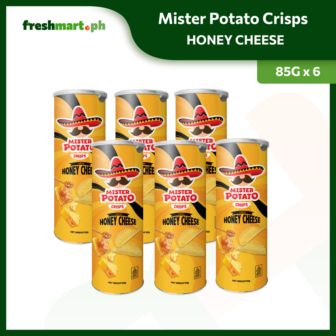 Mister Potato Crisps in 85g Cannister - Set of 6s