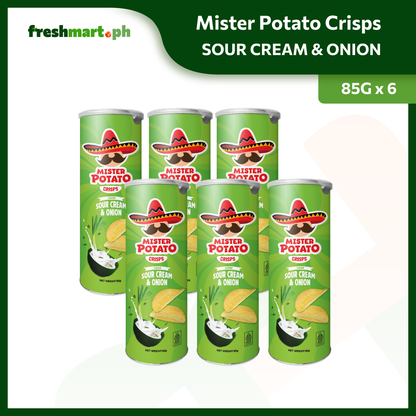 Mister Potato Crisps in 85g Cannister - Set of 6s