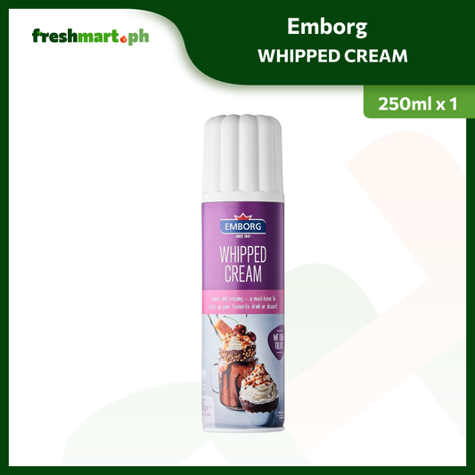 Emborg Whipping Cream Spray Sweetened 250ml
