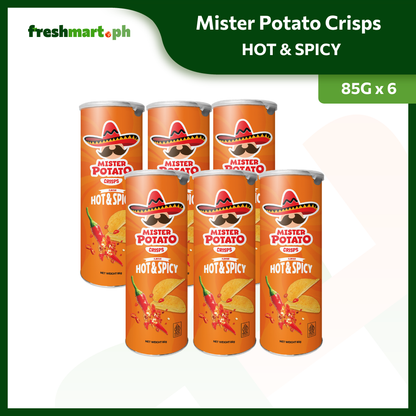 Mister Potato Crisps in 85g Cannister - Set of 6s