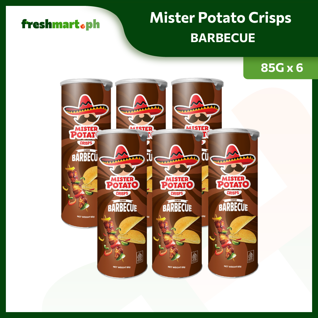 Mister Potato Crisps in 85g Cannister - Set of 6s