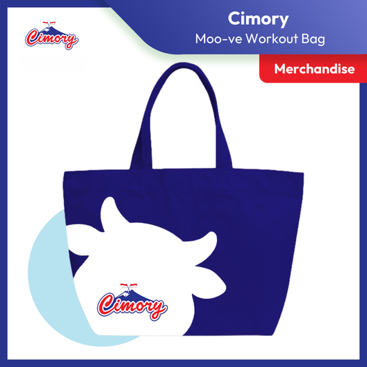 [LIMITED EDITION] Cimory Moo-ve Caryall Gym Bag - Blue