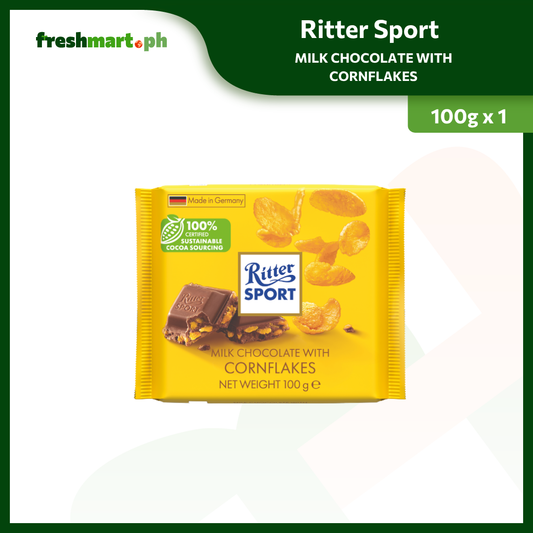 Ritter Sport Milk Chocolate with Cornflakes 100g