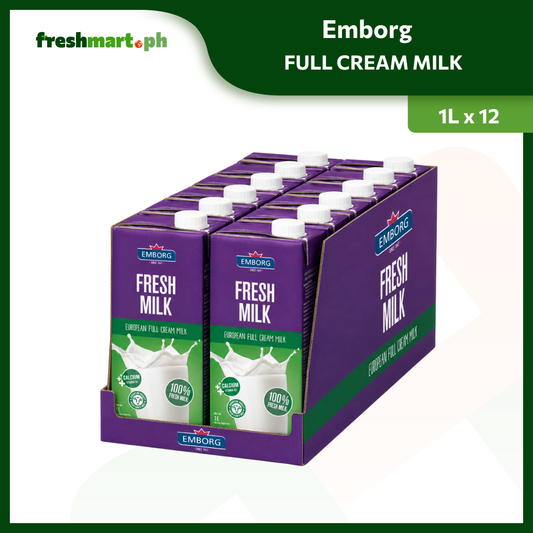 Emborg UHT Milk 1L (Set of 12)