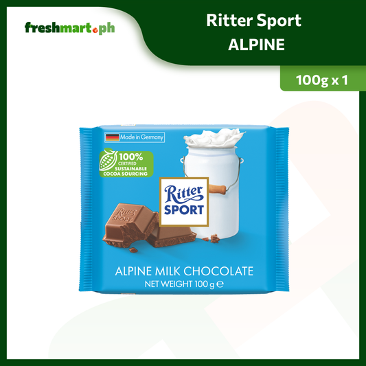 Ritter Sport Alpine Milk Chocolate 100g