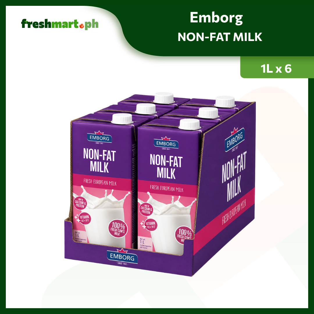 Emborg UHT Milk 1L (Set of 6)