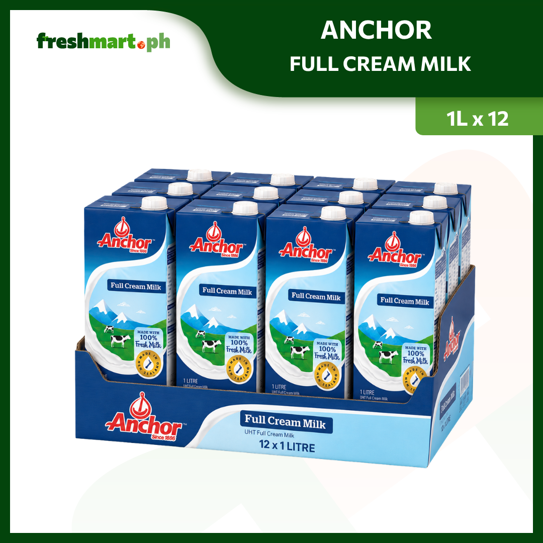 Anchor UHT Milk 1L (Case of 12)