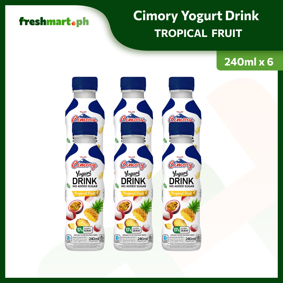 Cimory Yogurt Drink No Added Sugar 240ml - Pack of 6