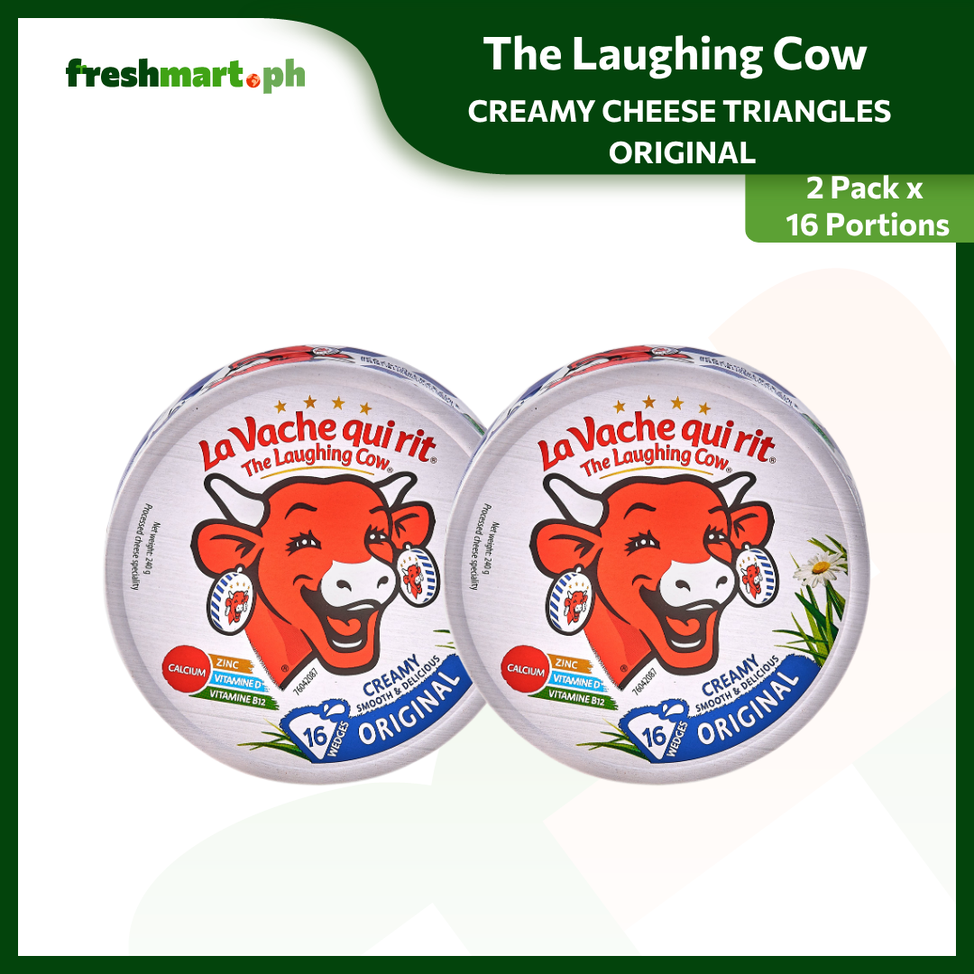 The Laughing Cow - Creamy Cheese Triangles - 16 Portions (360g)