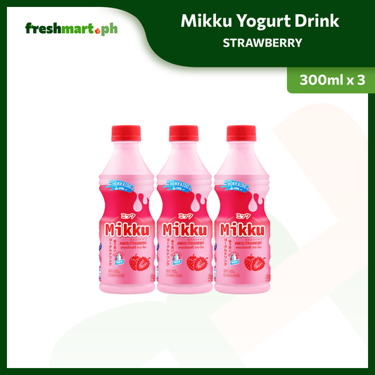 MIKKU Yogurt Drink Strawberry 300mL