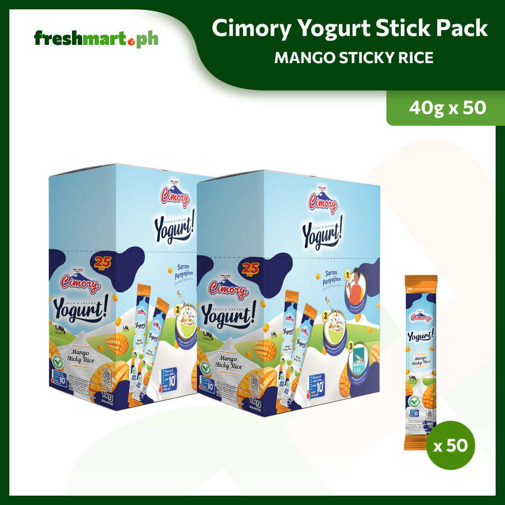 [NEW FLAVOR] Cimory Yogurt Stick Pack 40g - Mango Sticky Rice
