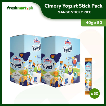 [NEW FLAVOR] Cimory Yogurt Stick Pack 40g - Mango Sticky Rice