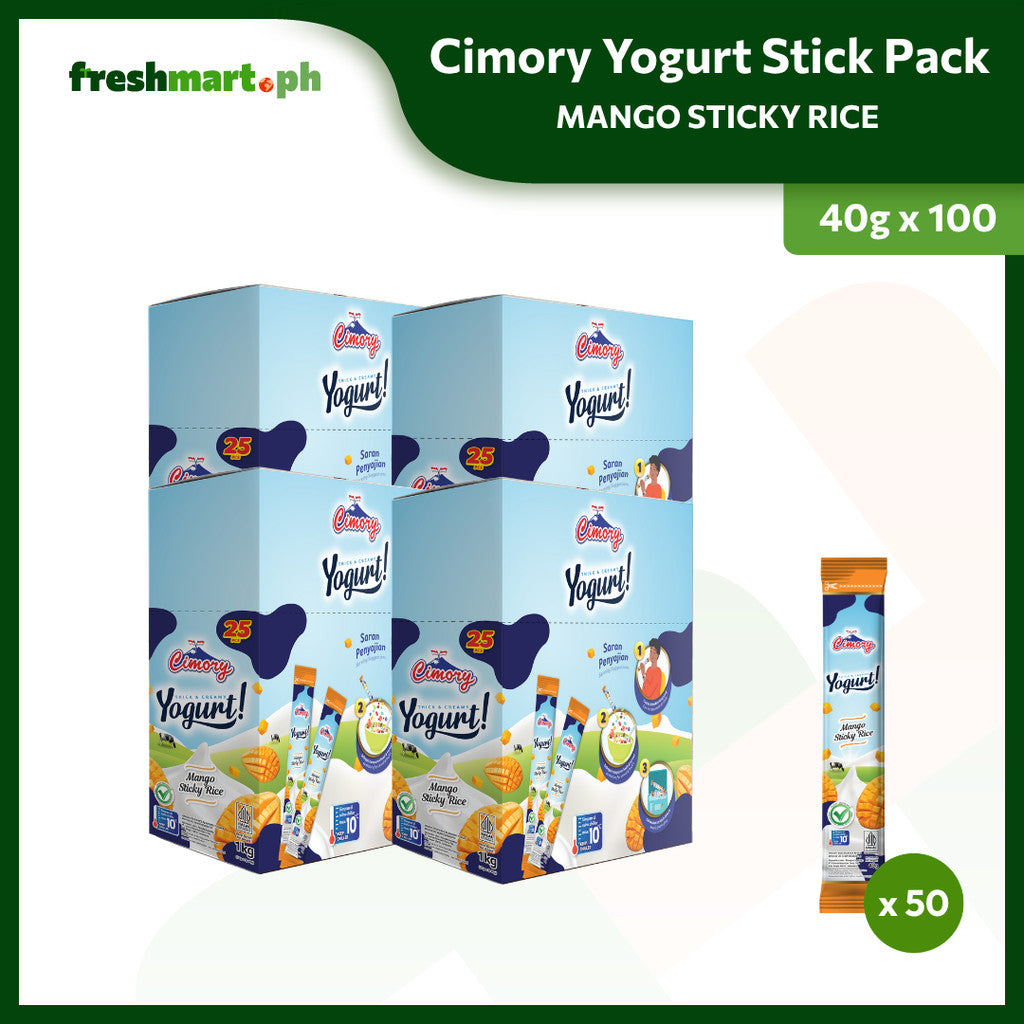 [NEW FLAVOR] Cimory Yogurt Stick Pack 40g - Mango Sticky Rice