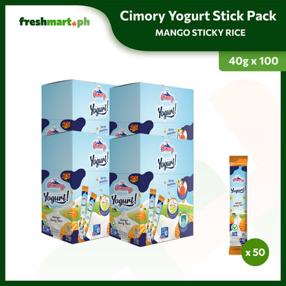 [NEW FLAVOR] Cimory Yogurt Stick Pack 40g - Mango Sticky Rice