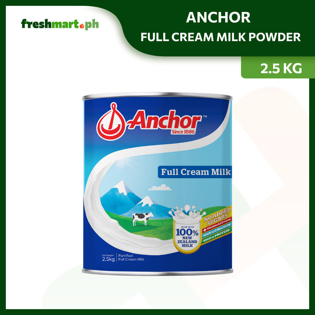 [NEW] ANCHOR FULL CREAM MILK POWDER (2.5KG) – Value Size Milk Powder for Home and Business