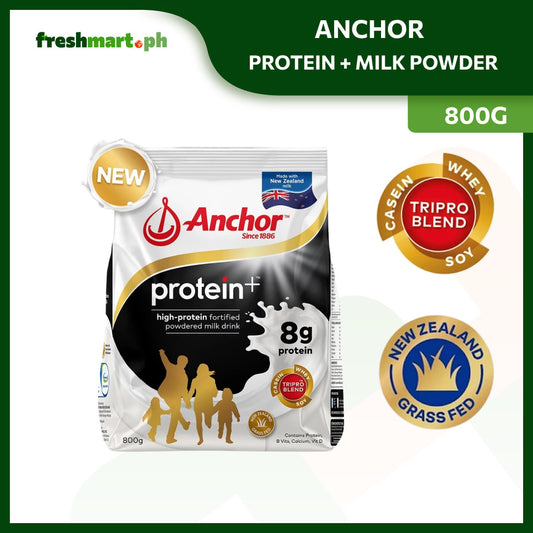 [NEW] ANCHOR PROTEIN Plus Milk Powder Plain (800G) – High Protein Milk Powder for the Family