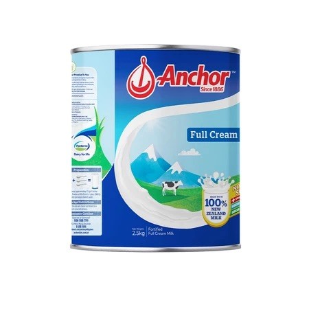 [NEW] ANCHOR FULL CREAM MILK POWDER (2.5KG) – Value Size Milk Powder for Home and Business