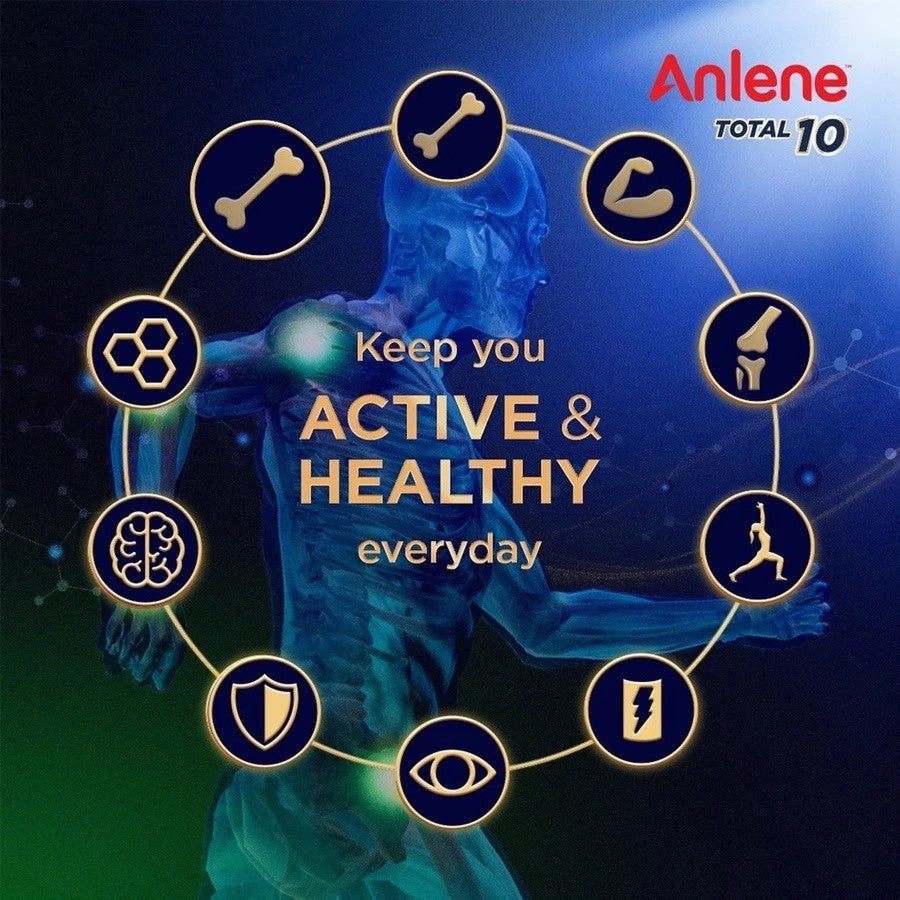 [PROMO] ANLENE Total Plus Milk Powder 800g + 400g Bundle (1.2KG) – Adult Milk Powder for Bone Health