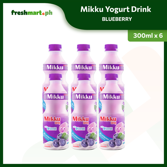 Mikku Blueberry 300ml (Pack of 6)