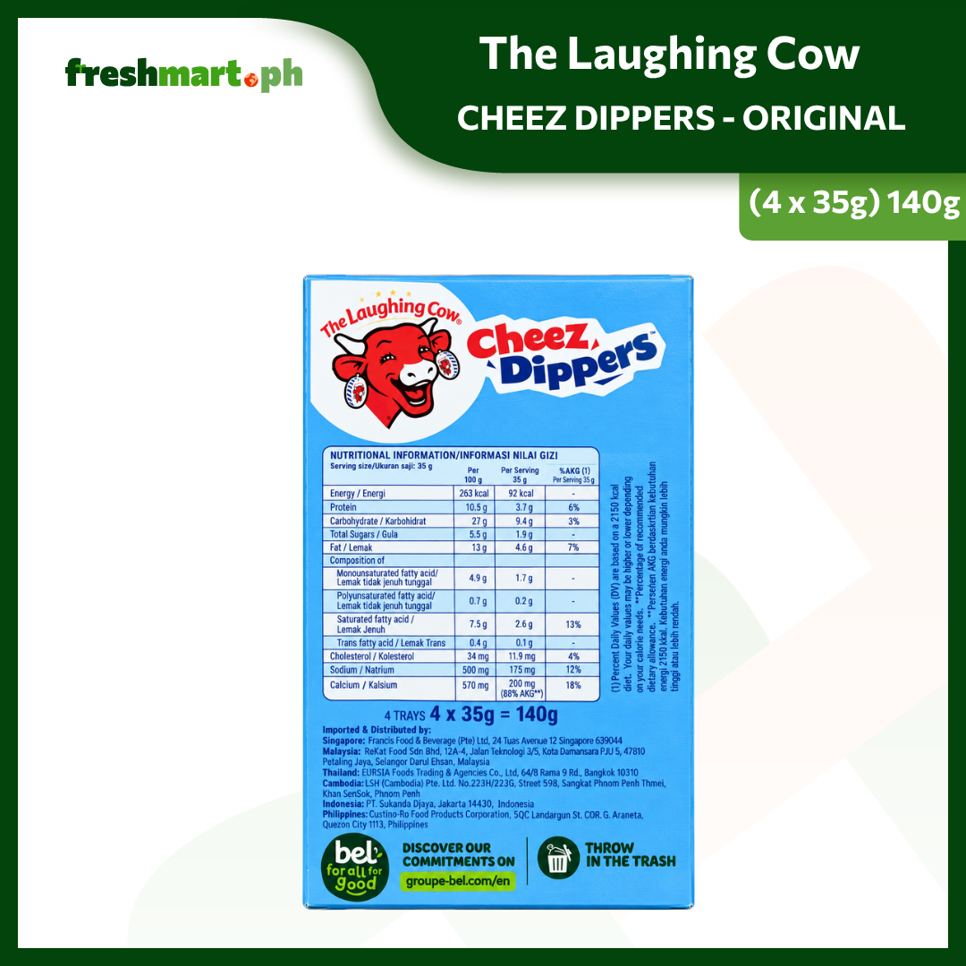 [NEW] The Laughing Cow Cheez Dippers Original 140g