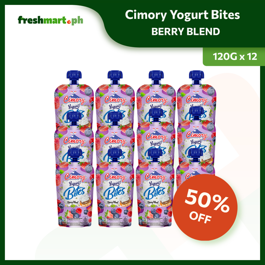 [50% OFF] Cimory Yogurt Squeeze Bites with Nata de Coco 120g - Pack of 12 (August 03, 2026)