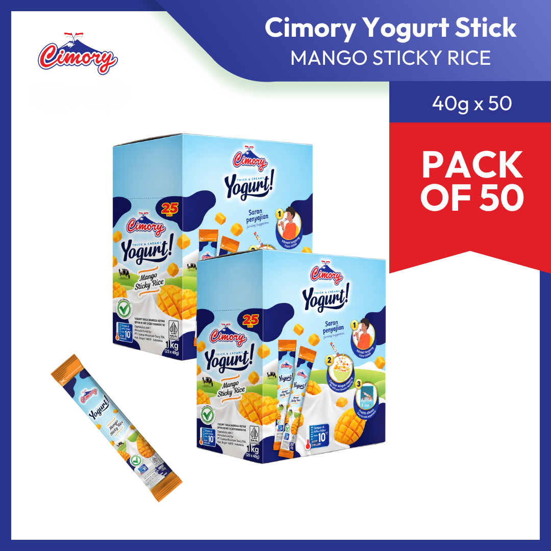 Cimory Yogurt Stick 40g - Kids Yogurt Snack (Pack of 50)
