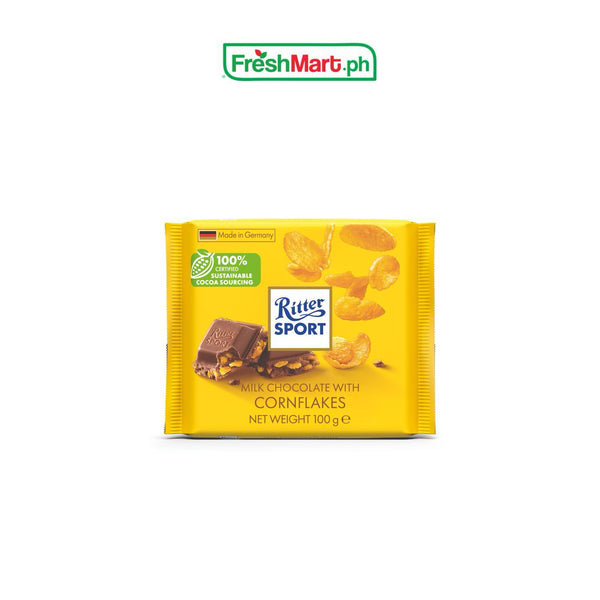 Ritter Sport Milk Chocolate with Cornflakes 100g.