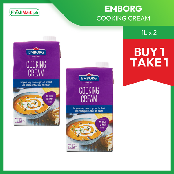Buy 1 Take 1 - Emborg Cooking Cream 1L