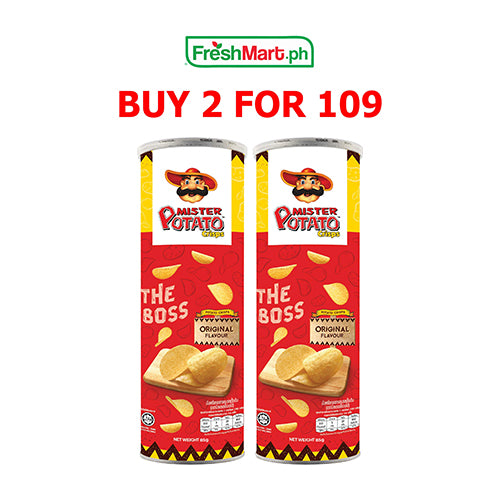 Promo: Mister Potato Crisps Original  85g - 2 for P109