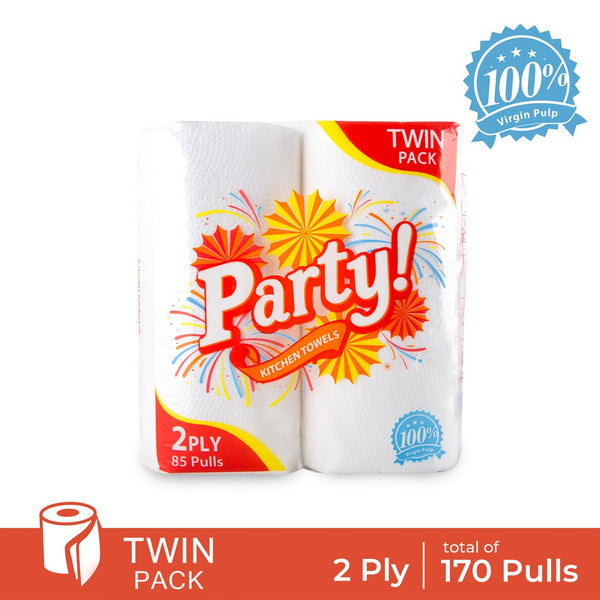 Party Twin Pack Kitchen Towel - 2 ply