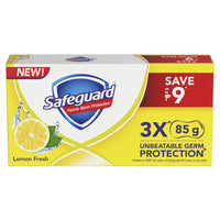 Safeguard Handsoap 85g x 3pack (Lemon Scent)