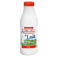 Elle & Vire Whole Milk Bottle 1L