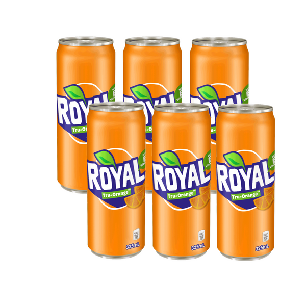 Royal Orange 330ml Can Pack of 6 Fresh Mart