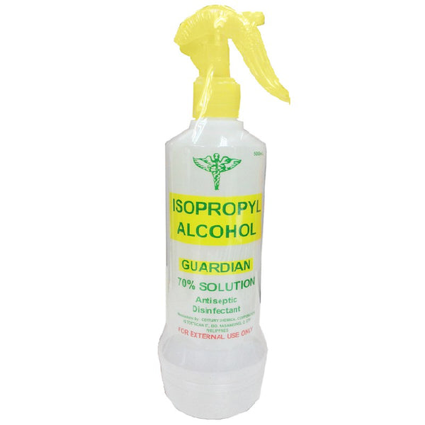 Guardian Isoprophyl Alcohol 70% Solution 500ml with moisturiser - Spray Bottle
