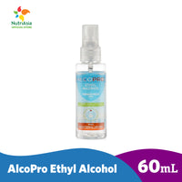 AlcoPro Ethyl Alcohol 60ml Spray with Atomizer