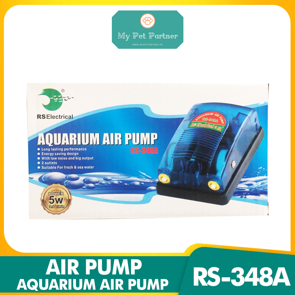 Air Pump Double RS-348B – Fresh Mart