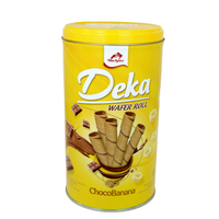Deka Wafer Roll Choco Banana Tin Can