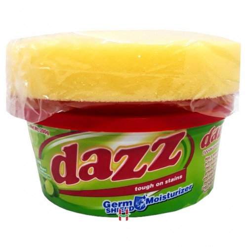 Dazz Lime Dishwashing Paste - Antibacterial with Moisturizer 200g with FREE Sponge