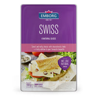 Emborg Natural Cheese Slices - Swiss 150g