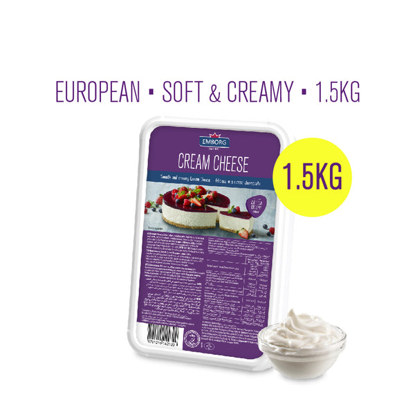Emborg Cream Cheese Natural 1.5KG