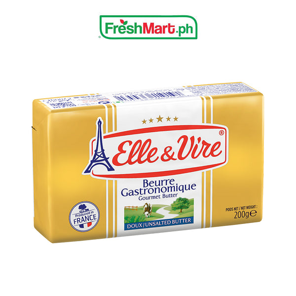 Elle & Vire French Butter 82% Fat Unsalted 200G