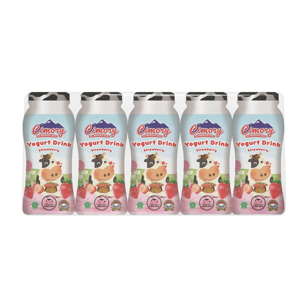 Cimory Dairy Yogurt Drink - Strawberry - 70ml x 5