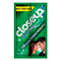 Closeup Toothpaste 10g/Sachet Twinpack - 11+1