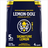 Lemon Dou Signature Lemon (330ml x 4 Pack) Alcoholic Beverage 5%