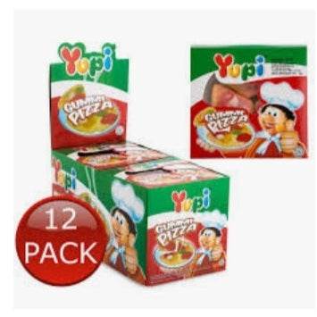 Yupi Mini Gummy Pizza D Box 15gx12pcs