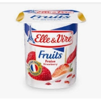 Elle & Vire Strawberry Yogurt 125 g